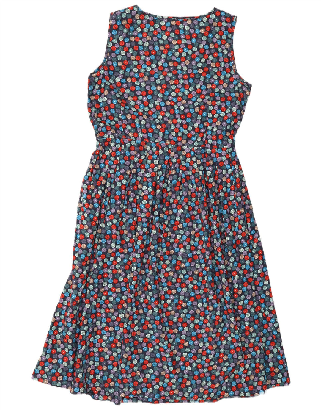 Abito a trapezio da donna Seasalt Cornwall UK 14 grande maculato multicolore