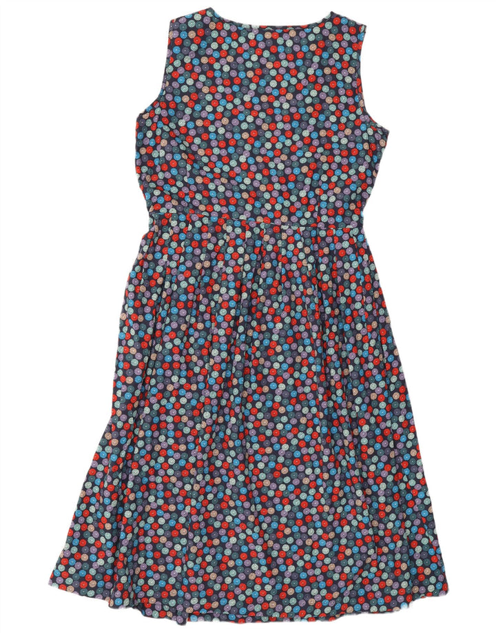 Abito a trapezio da donna Seasalt Cornwall UK 14 grande maculato multicolore