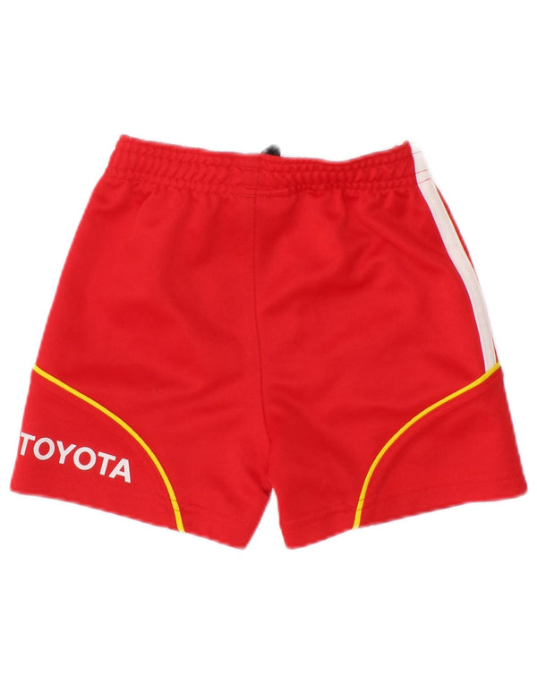 Pantaloncini sportivi Adidas Munster Rugby Graphic da bambino 9-12 mesi rossi