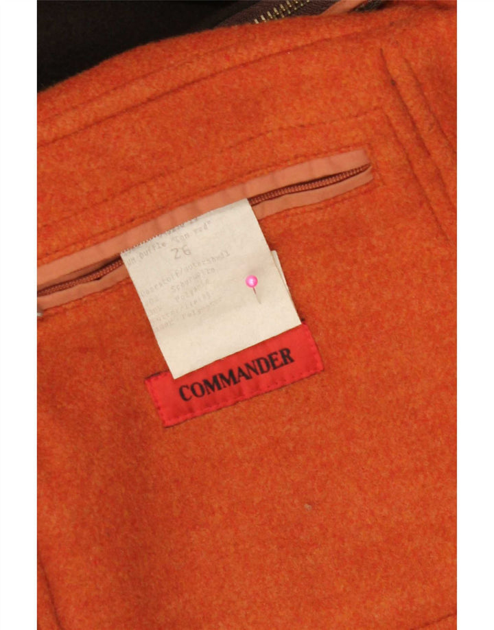 Montgomery con cappuccio da uomo Commander UK 42 XL lana marrone