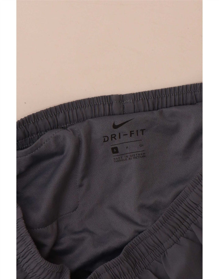 Pantaloncini sportivi Nike Dri Fit da uomo, piccoli, in poliestere color block grigio