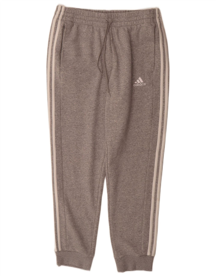 Pantaloni da tuta da uomo Adidas Joggers grandi in cotone grigio