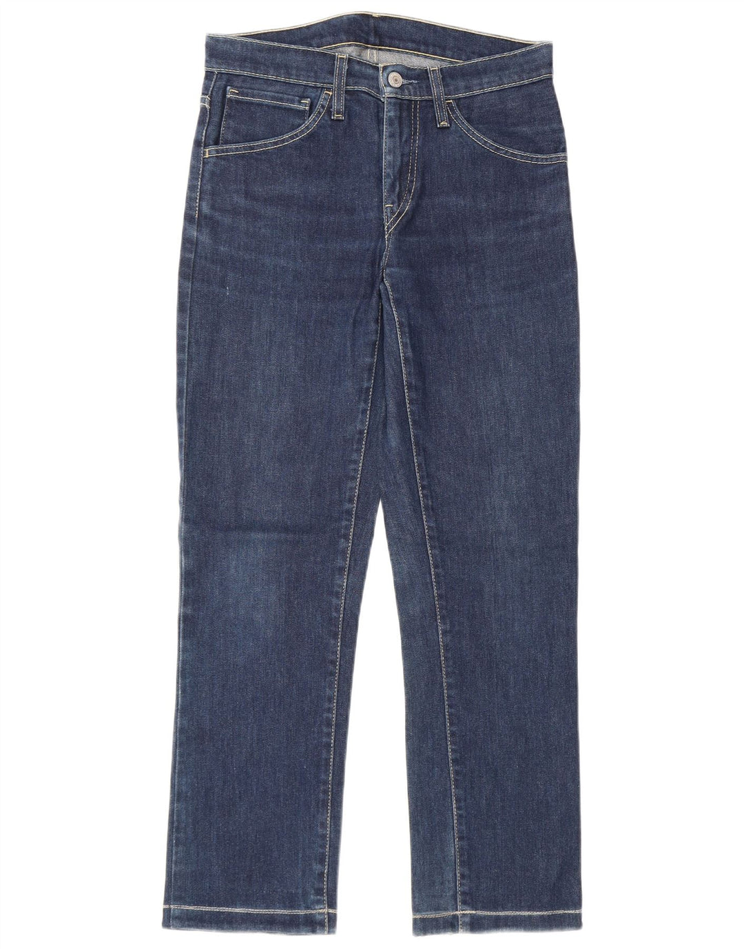 Jeans dritti da donna Levi's W29 L28 in cotone blu navy