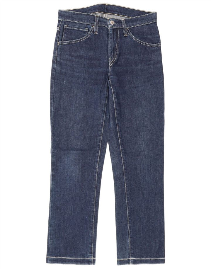 Jeans dritti da donna Levi's W29 L28 in cotone blu navy