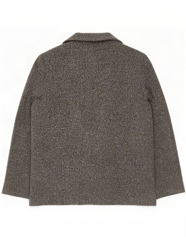 Giacca Open Blazer da donna Marks & Spencer UK 20 2XL Poliestere chiazzato grigio