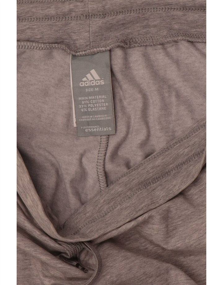 Pantaloni della tuta da donna Adidas UK 14 cotone grigio medio