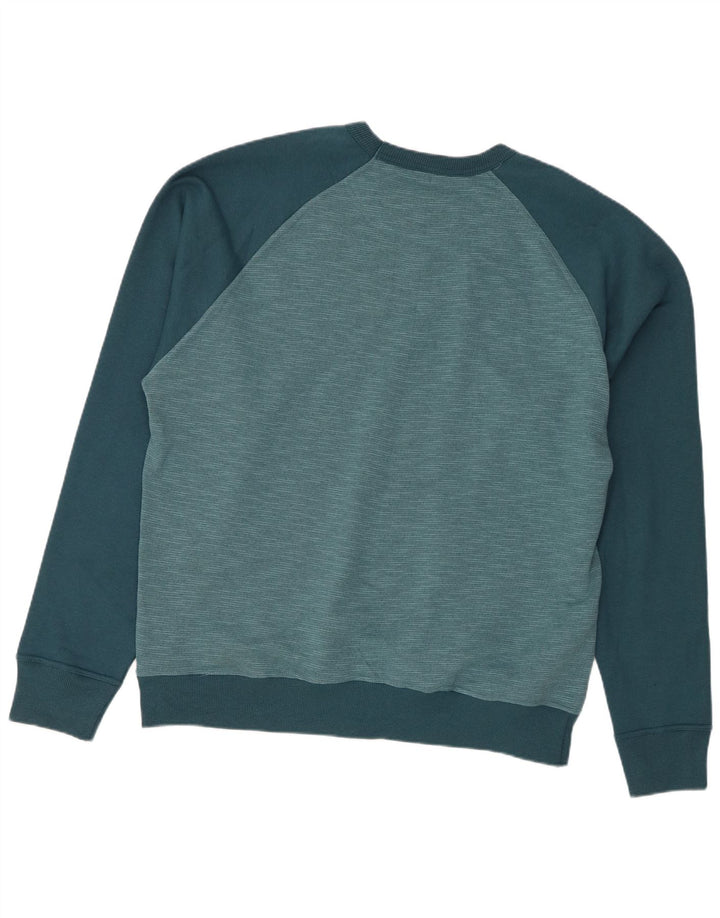 Felpa da uomo Champion Jumper XL Blu Colourblock Cotton