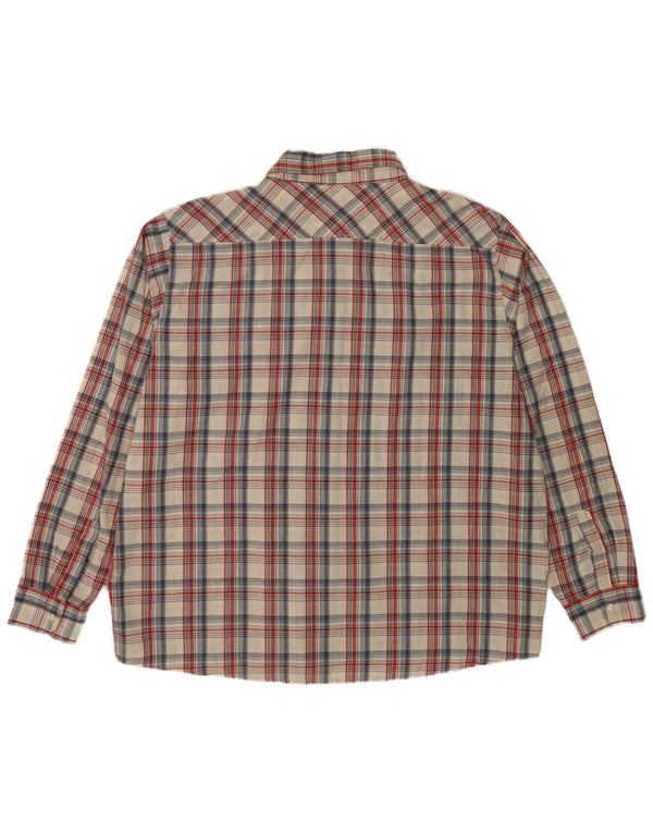 Camicia da uomo Wrangler 3XL in cotone a quadri multicolore