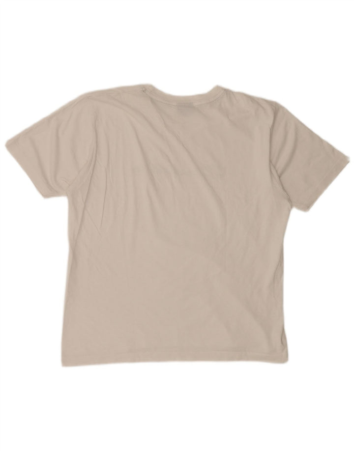 T-shirt grafica da donna CHAMPION Top UK 16 Large Bianca