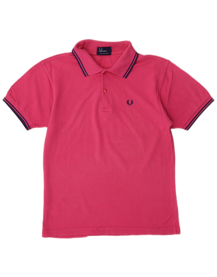 Polo da uomo FRED PERRY piccola in cotone rosa