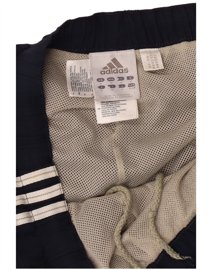 Pantaloni da tuta da uomo ADIDAS medio poliestere blu navy