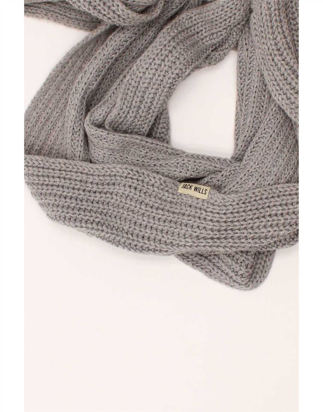 Sciarpa Snood in maglia da donna Jack Wills taglia unica grigia