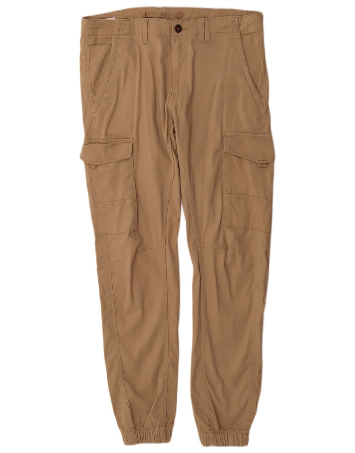 Pantaloni cargo da jogging da uomo Jack & Jones W33 L34 Beige