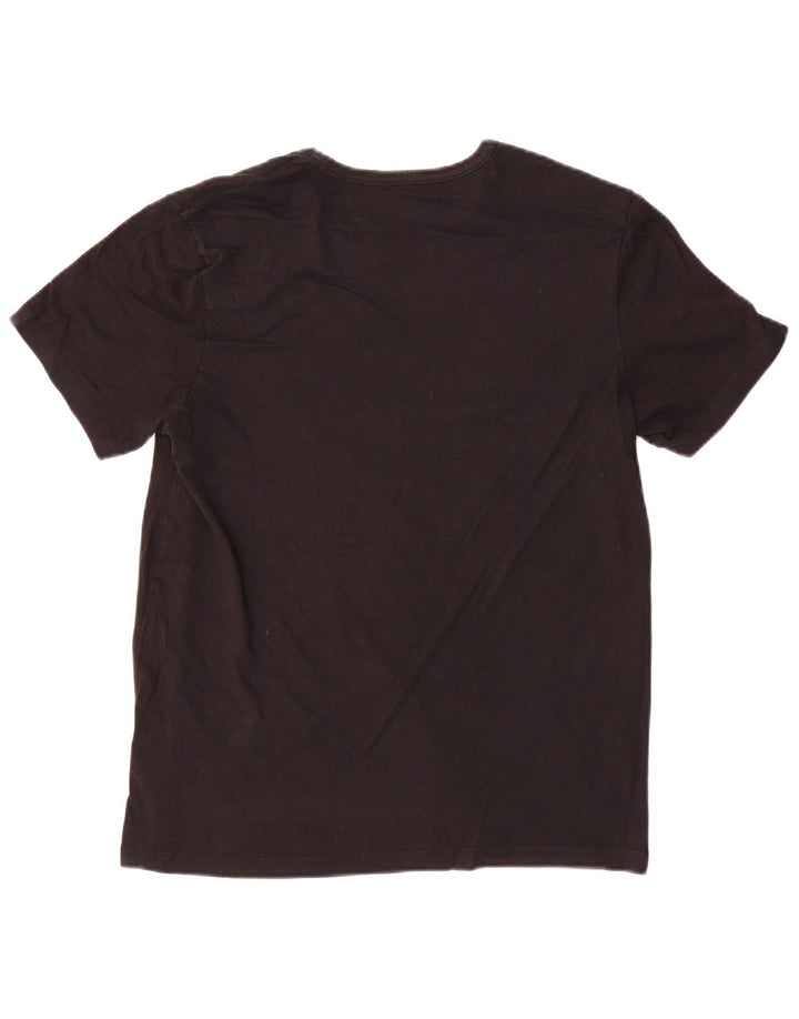 T-shirt da uomo Hugo Boss Top in cotone nero medio