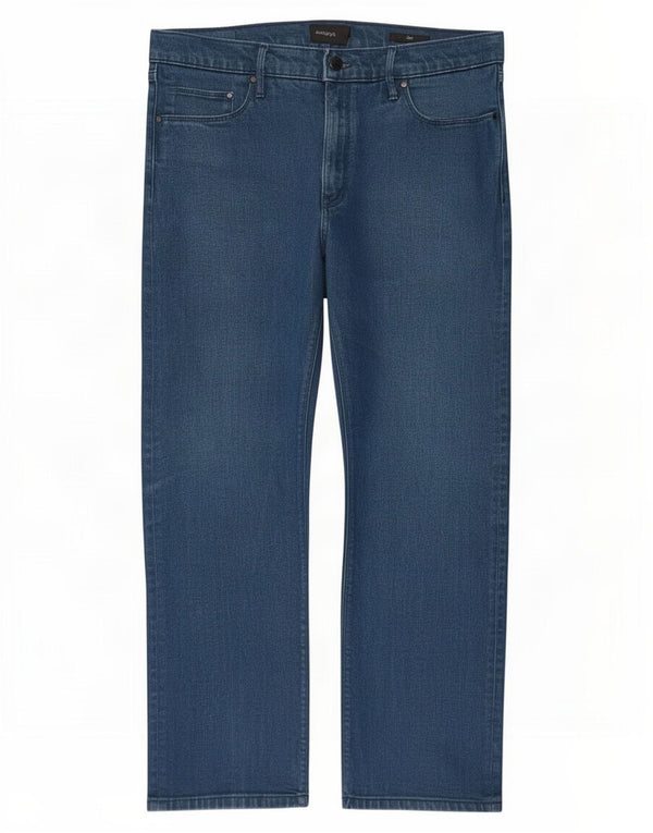 Jeans slim autografati da uomo Marks & Spencer W38 L29 cotone blu