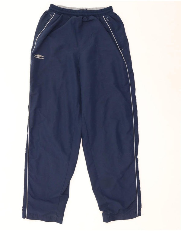 Pantaloni da tuta da uomo Umbro medio in poliestere blu navy
