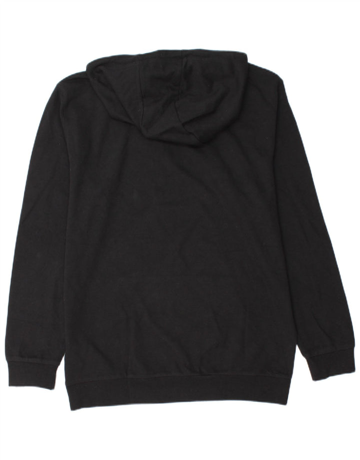 Felpa con cappuccio grafica da uomo Ellesse, cotone medio nero