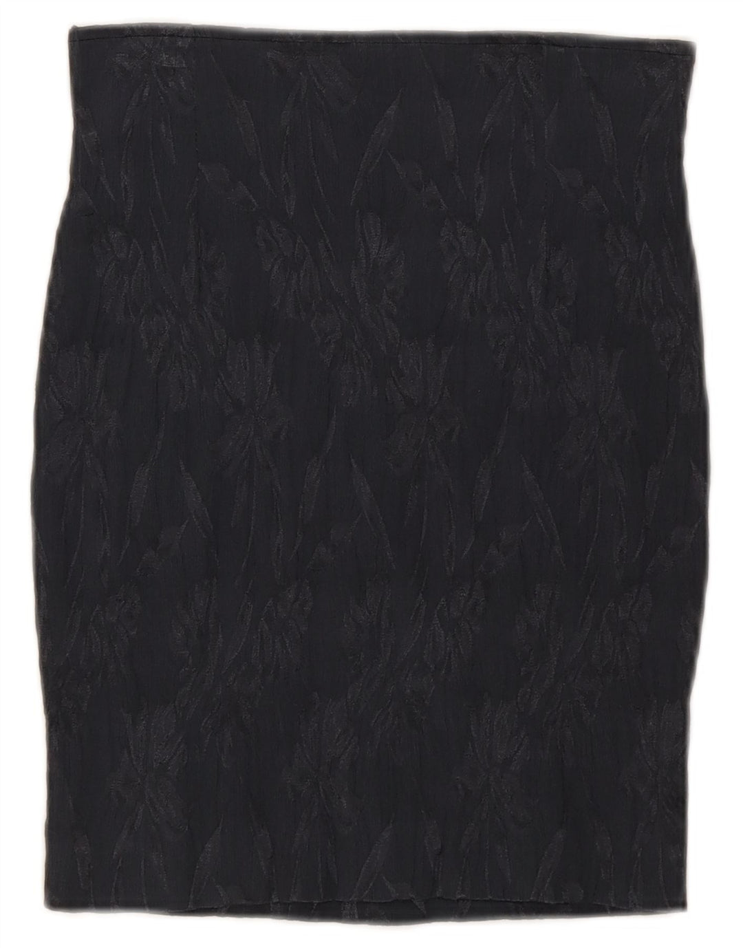 VINTAGE Womens Abstract Pattern Pencil Skirt W26 Small  Navy Blue