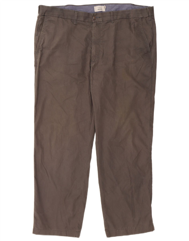 Pantaloni chino vestibilità regolare da uomo Marks & Spencer W42 L29 cotone grigio