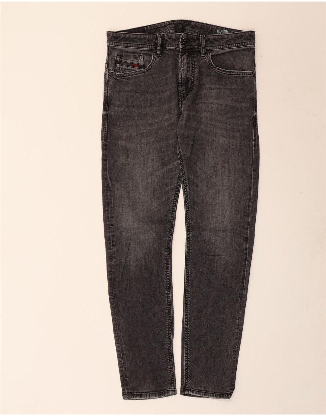 Jeans uomo Diesel Thanaz Slim W32 L30 cotone grigio