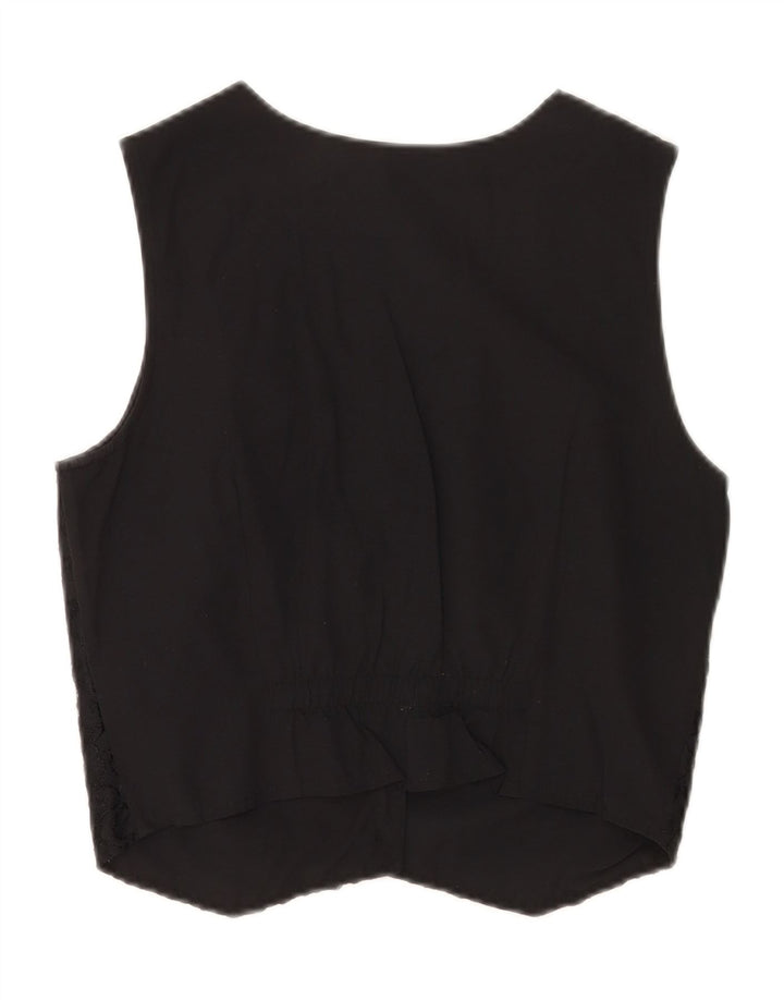 Gilet da donna Arizona EU 38 viscosa floreale nera media