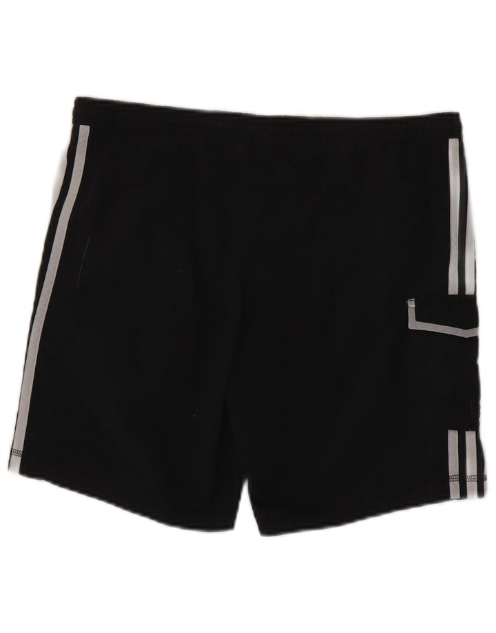 Pantaloncini sportivi Adidas da ragazzo 11-12 anni in poliestere nero
