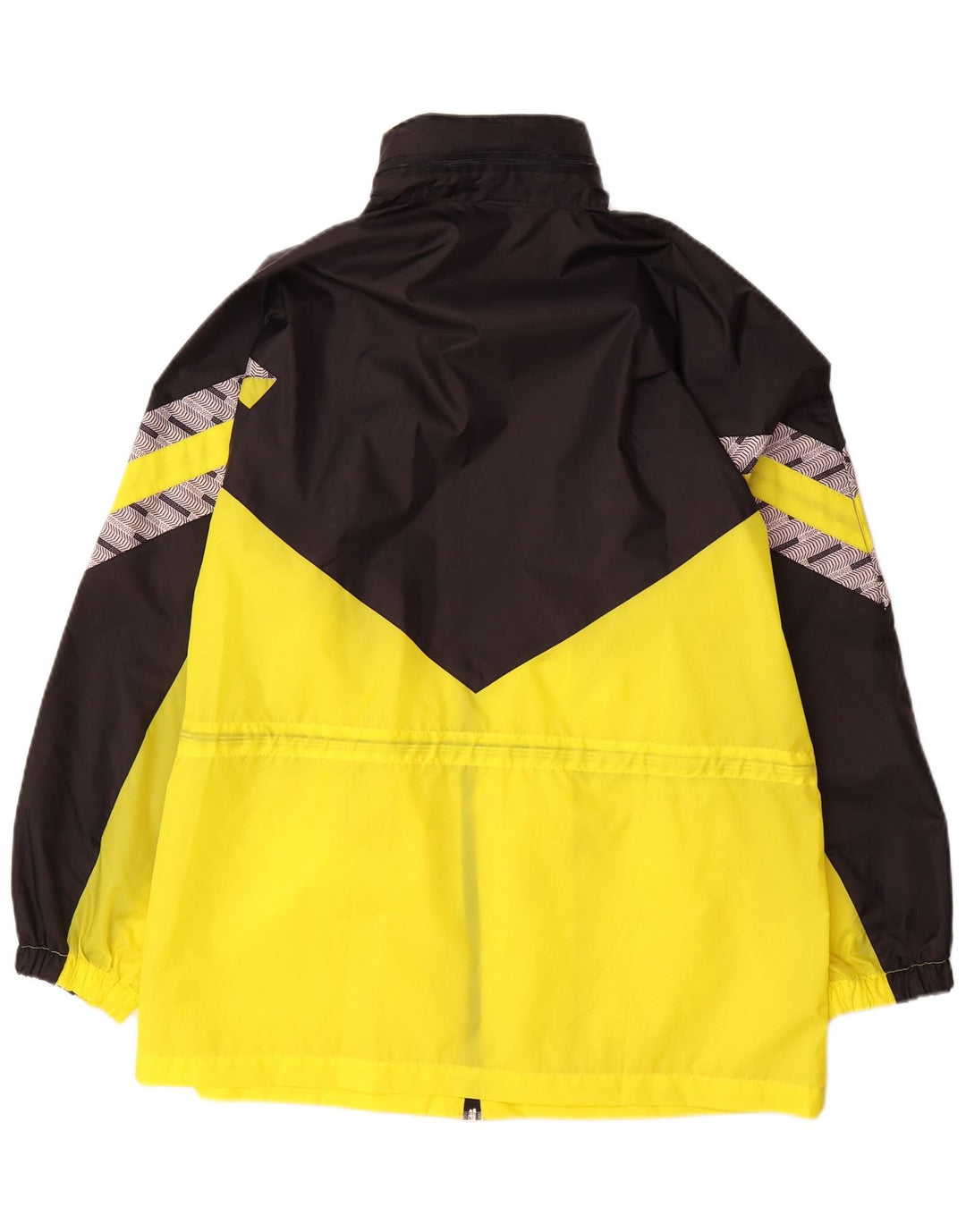 Giacca antipioggia grafica da uomo Saller UK 36 Small Giallo Colourblock in poliammide