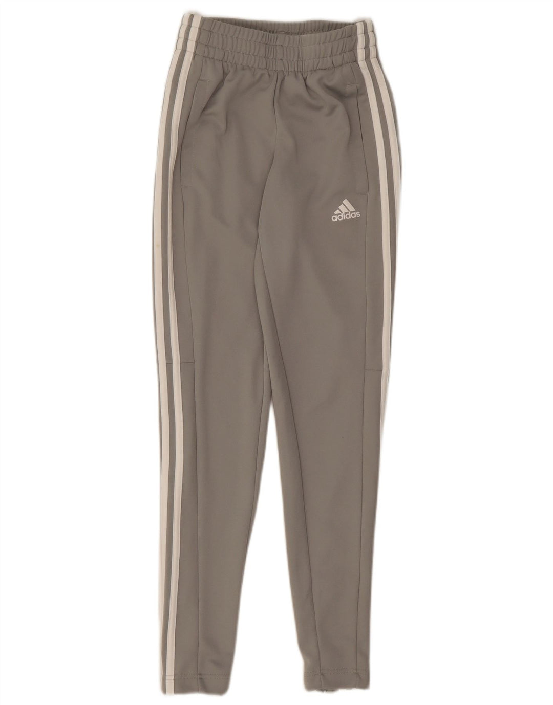Pantaloni della tuta da donna Adidas UK 0/2 2XS Poliestere grigio