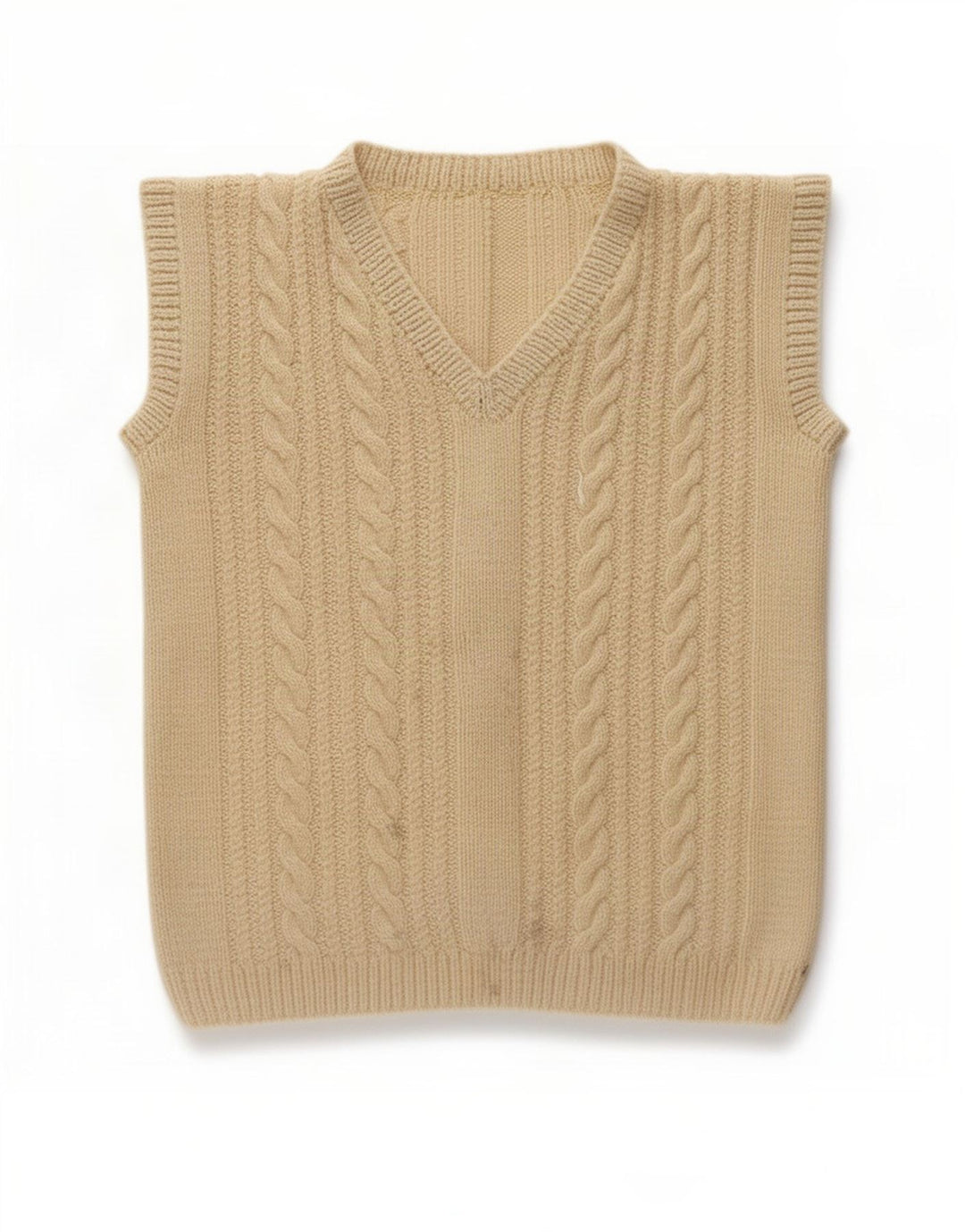 Canotta vintage da donna, canotta UK 12, beige medio