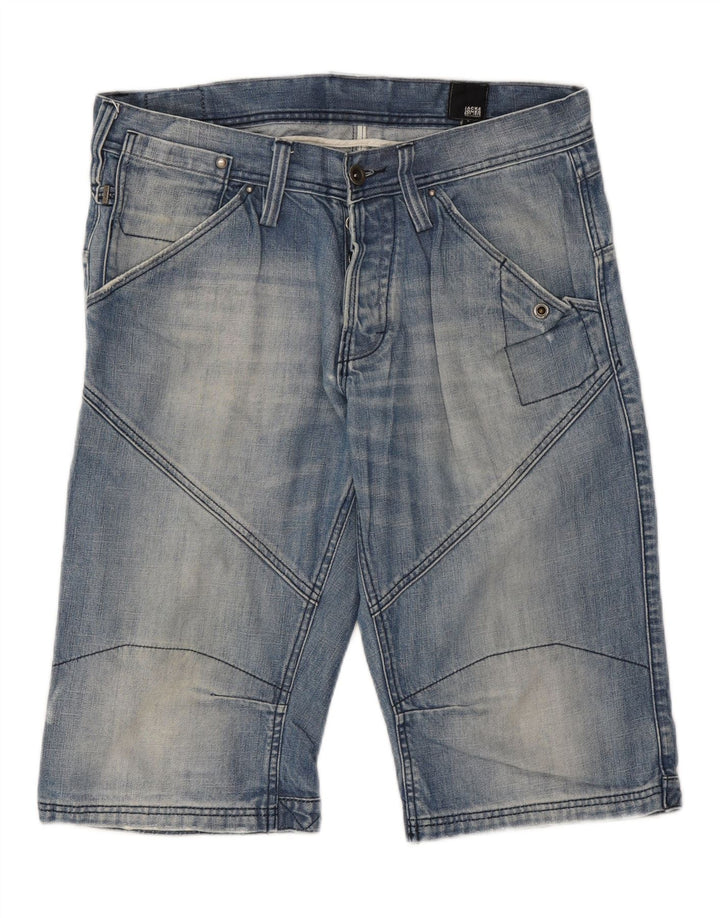 JACK & JONES Pantaloncini di jeans da uomo grandi W34 blu