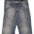 JACK & JONES Pantaloncini di jeans da uomo grandi W34 blu
