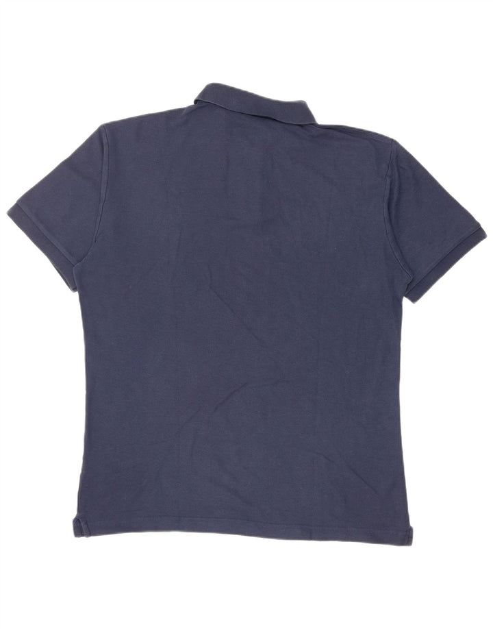 FILA Mens Polo Shirt IT 52 Large Navy Blue