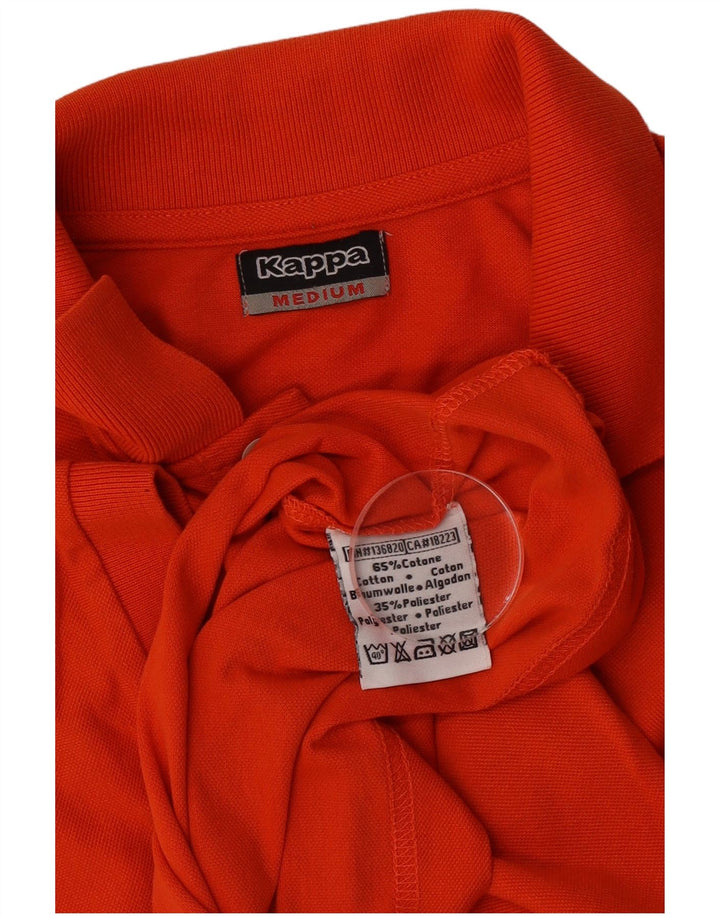 Polo Kappa Uomo Cotone Arancione Medio