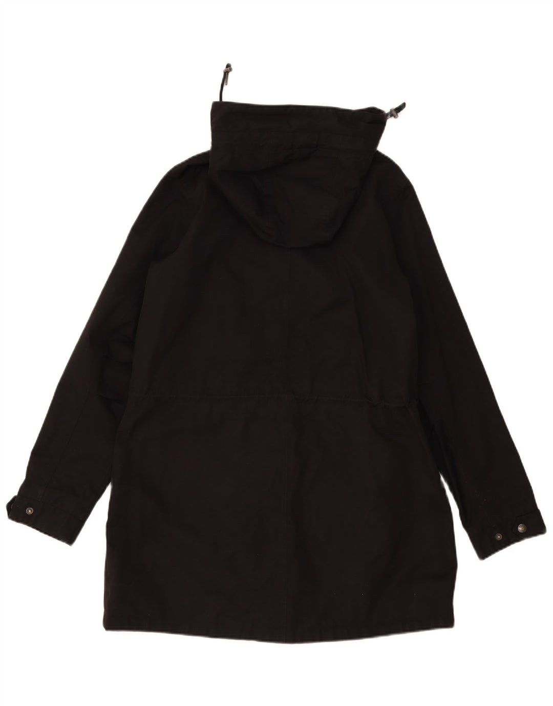 Giacca Parka con cappuccio da donna Fat Face UK 12 cotone nero medio