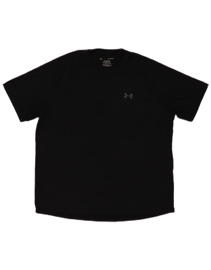 Maglietta da uomo Under Armour Top XL poliestere nero