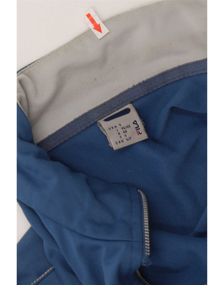 Giacca da tuta da uomo Fila IT 46/48 Small Blu Poliestere Colourblock