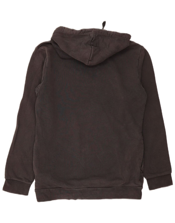 Maglione con cappuccio grafico da uomo ADIDAS piccolo in cotone nero