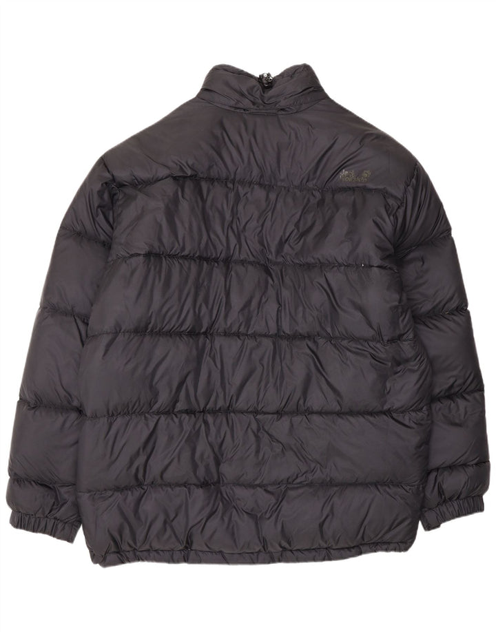 Giacca imbottita da uomo Jack Wolfskin UK 40/42 grande poliestere nero