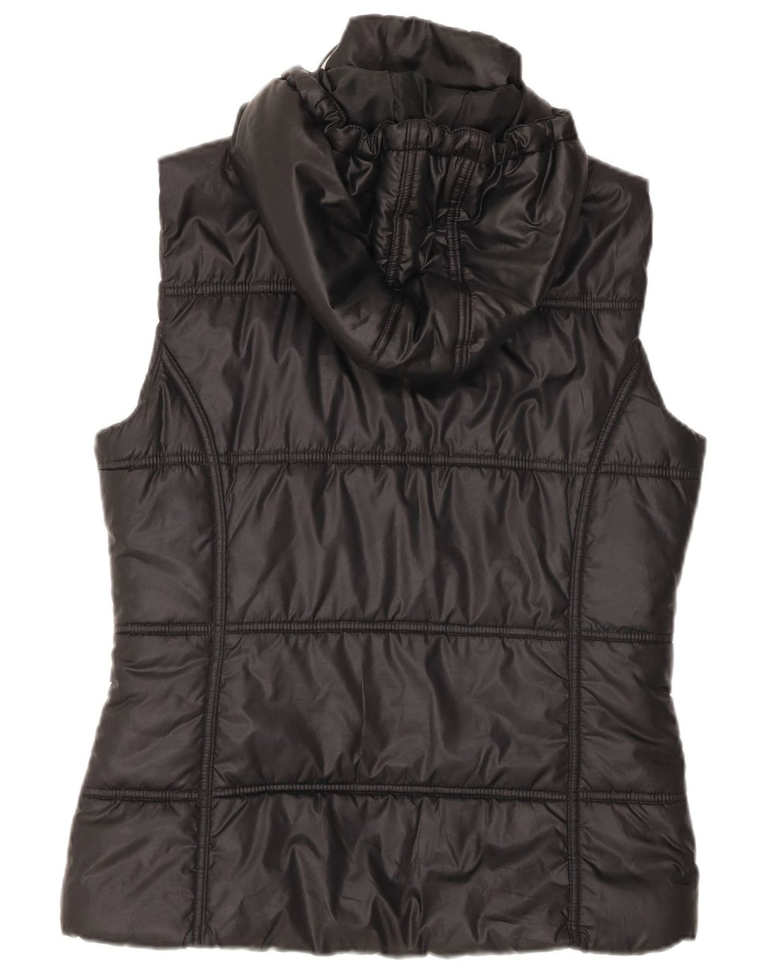 Gilet imbottito con cappuccio da donna ADIDAS IT 40 Small nero poliestere