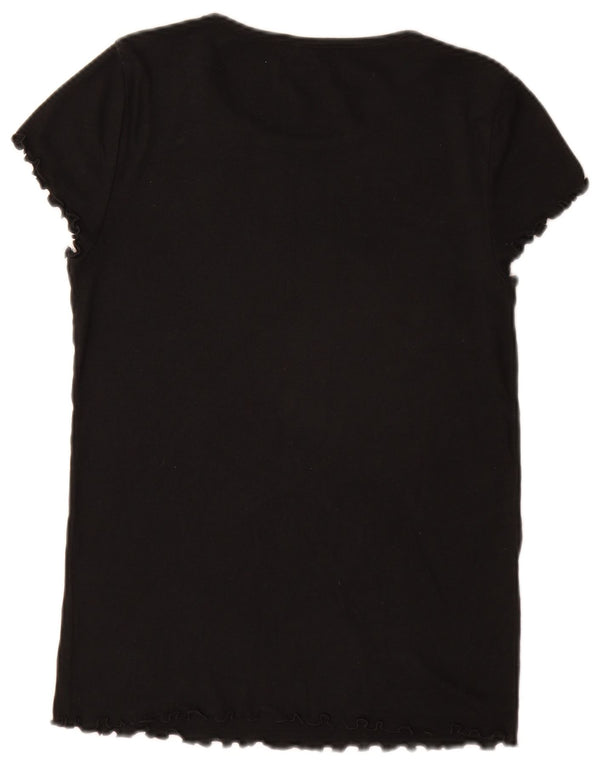 Gap T-shirt alta da donna Top UK 14 Medium Nero