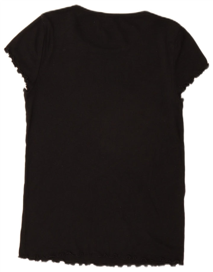 Gap T-shirt alta da donna Top UK 14 Medium Nero
