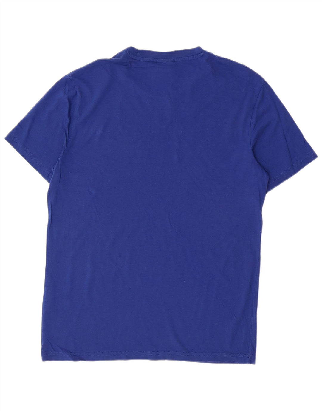 T-shirt grafica da uomo Champion Top in cotone blu medio