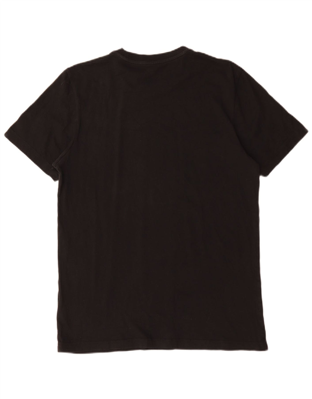 T-shirt grafica Adidas da uomo con tre strisce, cotone medio nero