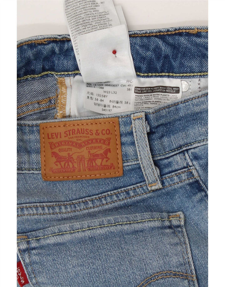 Jeans Levi's 715 Bootcut da donna W23 L32 in cotone blu