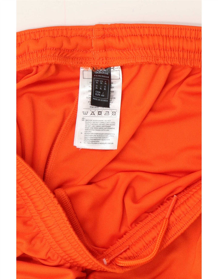 Pantaloncini sportivi Adidas Aeroready da uomo XL arancione in poliestere