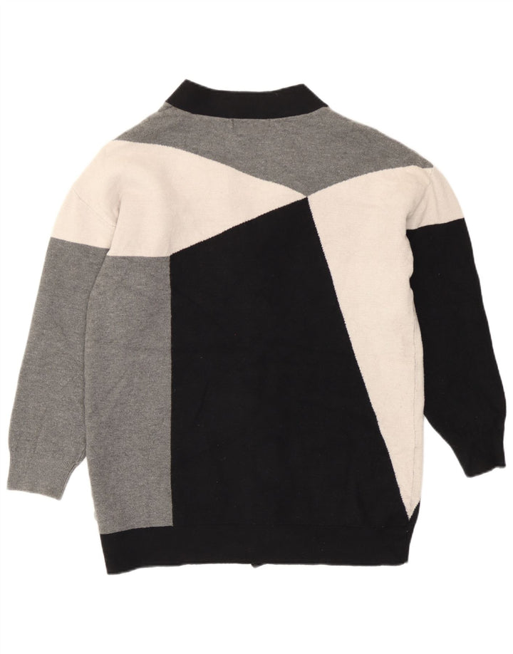 Maglione cardigan da donna Marks & Spencer UK 14 medio multicolore