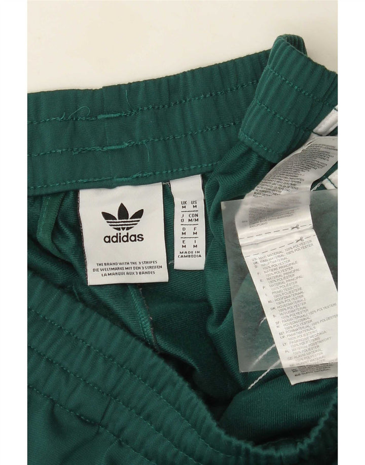 Pantaloni da tuta da uomo Adidas in poliestere verde medio