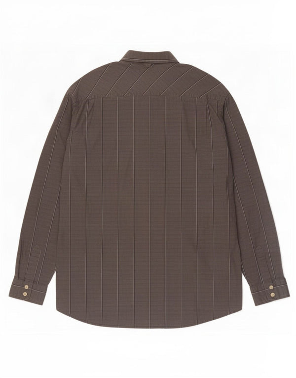 Camicia da uomo Columbia 2XL in cotone a quadri grigi