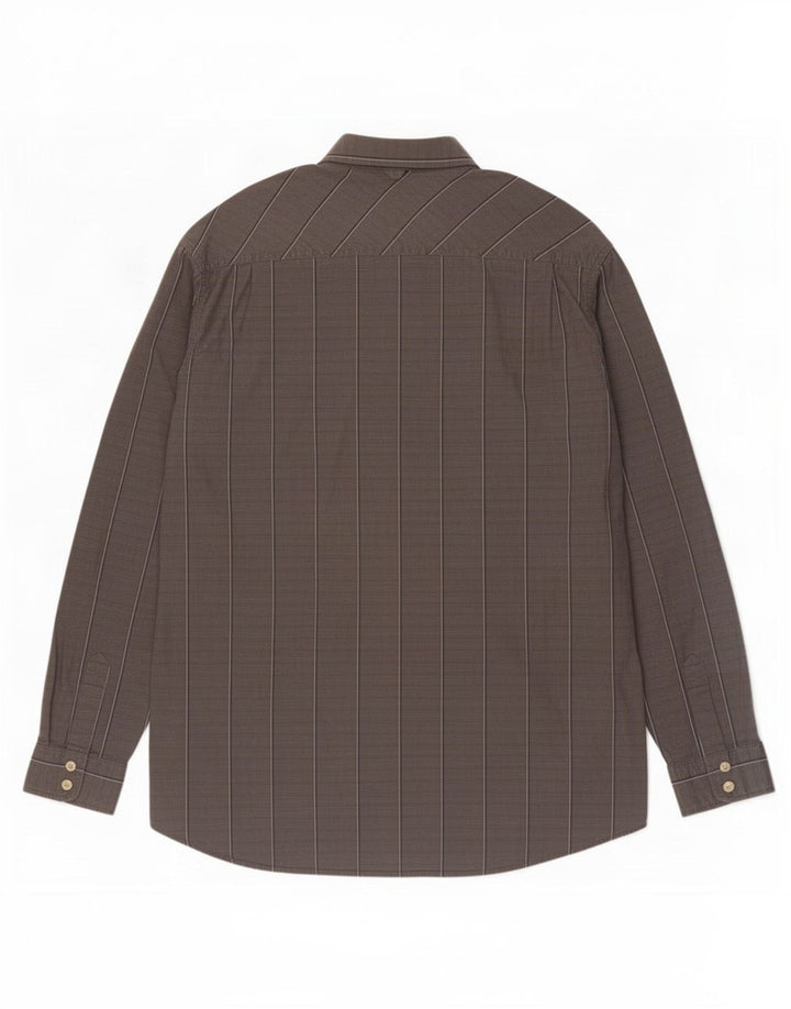 Camicia da uomo Columbia 2XL in cotone a quadri grigi