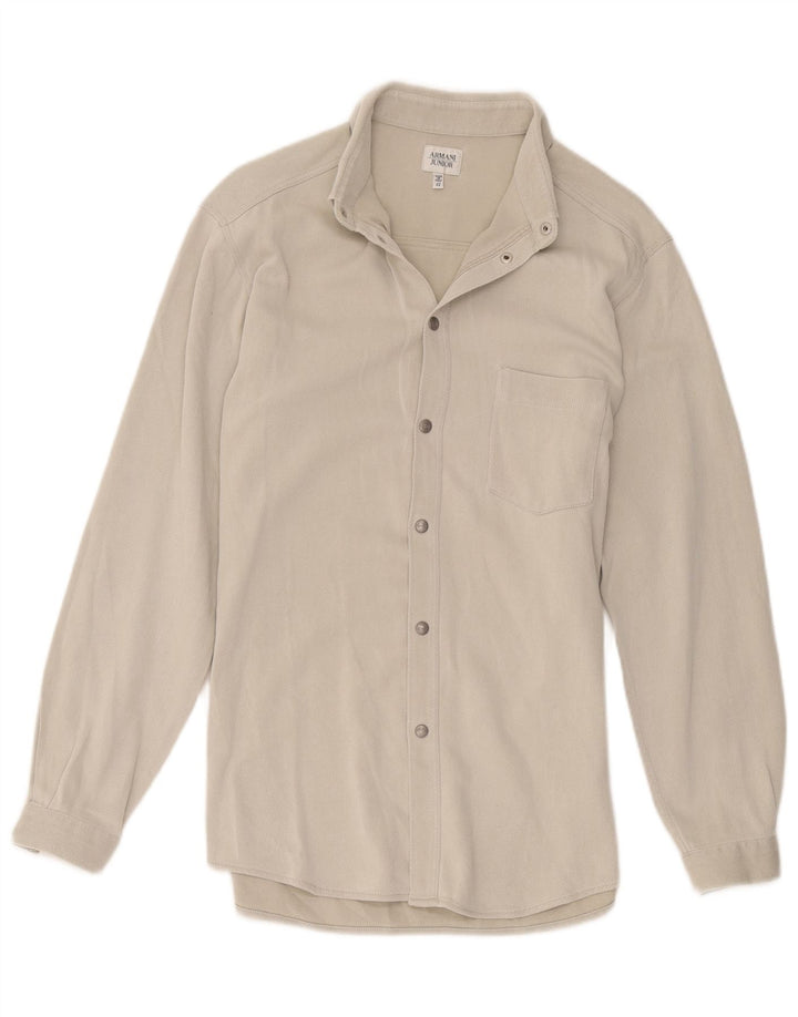 Maglia Armani Junior Bambino 13-14 Anni Cotone Beige